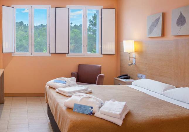 Ambiente de descanso en Hotel Balneario Hervideros de Cofrentes. Disfrúta con nuestro Spa y Masaje en Valencia